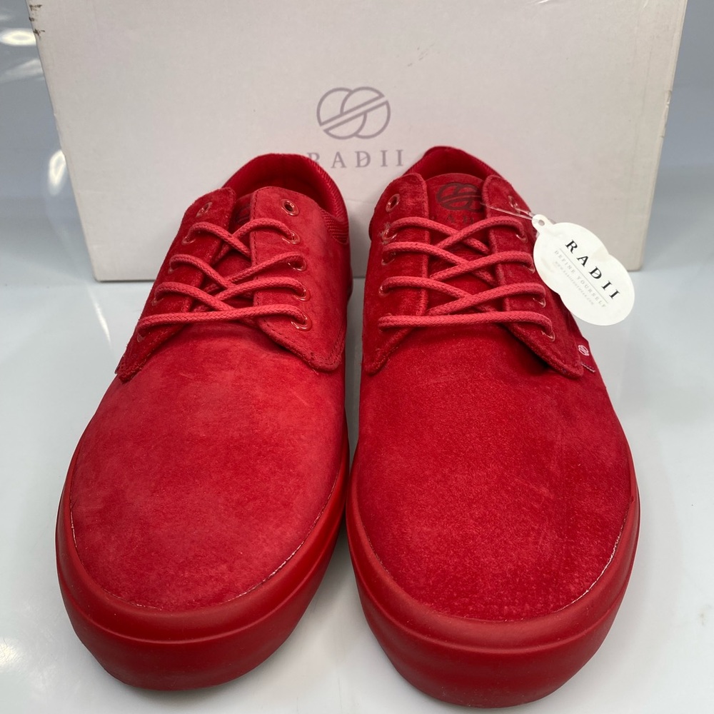 RADII CASUAL THE JAX RED RED SUEDE